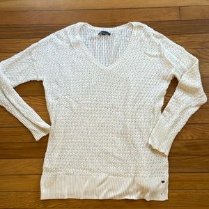 Cream knit sweater